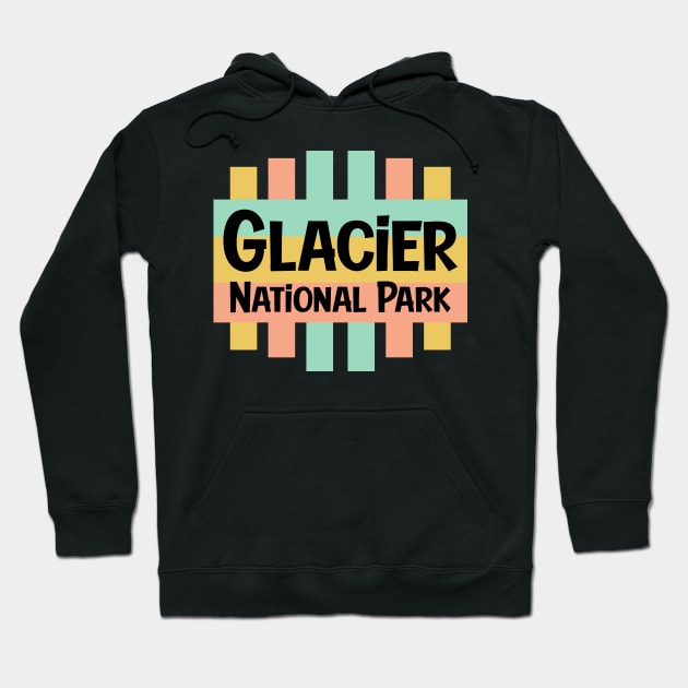 Glacier National Park Hoodie by colorsplash